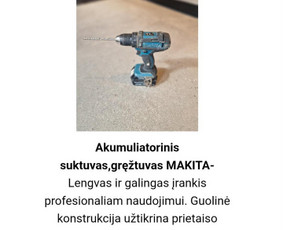 Įrankiu nuoma / Tomas Kazlauskas / Darbų pavyzdys ID 4026599