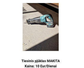 Įrankiu nuoma / Tomas Kazlauskas / Darbų pavyzdys ID 4026607