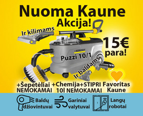 Plaunamo siurblio nuoma 15e, Langų roboto nuoma, kita įranga - Įvairios technikos nuoma - 1 Įvairios technikos nuoma - Plaunamo siurblio nuoma 15e, Langų roboto nuoma, kita įranga - 1
