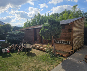 Sandėliukų gamyba, statyba - Karkasinai namai, terasos, stoginės ir kiti darbai. - 2