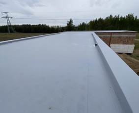 Plokščių Stogų dengimas Epdm,pvc,tpo dangomis / UAB Tiesi statyba / Darbų pavyzdys ID 4027757