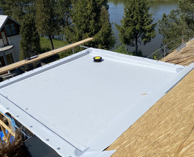 Plokščių Stogų dengimas Epdm,pvc,tpo dangomis / UAB Tiesi statyba / Darbų pavyzdys ID 4027749