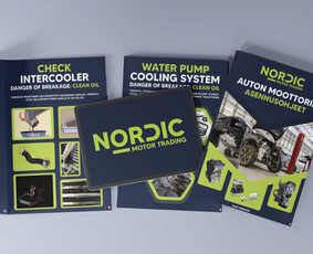 Nordic Motor Trading brošiūros maketavimas