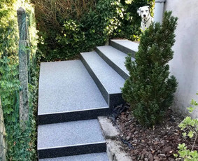 Vidaus apdailos darbai - Akmens kilimas. Liejamos epoksidinės grindys. - 2