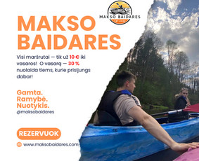 Baidairių ir irklenčių nuoma - Baidarių nuoma - 1 Baidarių nuoma - Baidairių ir irklenčių nuoma - 1