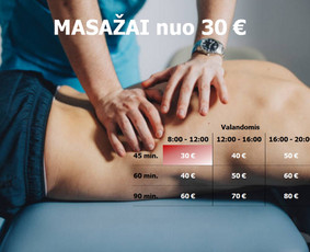 Masažai: *Gilieji *Atpalaiduojamieji *Pagal probleminę zoną. - Masažo paslaugos - 1 Masažo paslaugos - Masažai: *Gilieji *Atpalaiduojamieji *Pagal probleminę zoną. - 1