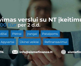 Paskolos verslui I Aisme Finance - Paslaugos verslui - 2 Paslaugos verslui - Paskolos verslui I Aisme Finance - 2