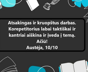 Matematikos korepetitorius - pamokos su šimtukininku / Aurimas / Darbų pavyzdys ID 4032121