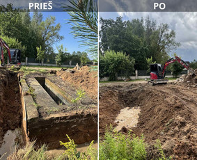 4t Mini ekskavatoriaus,bobcat.polių grežimas.griovimas / Spec. technikos nuoma Vilnius / Darbų pavyzdys ID 4033111