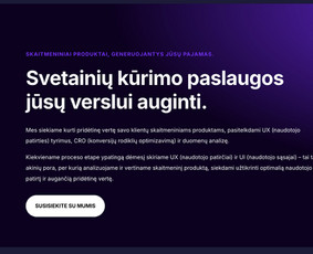 Internetinių svetainių kūrimas, El. parduotuvės, Ux/ui / Internetinių svetainių kūrimas / Darbų pavyzdys ID 4037205