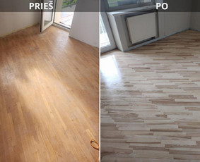 Parketo ir mediniu grindu slifavimas! - Grindjuosčių montavimas - 1 Grindjuosčių montavimas - Parketo ir mediniu grindu slifavimas! - 1