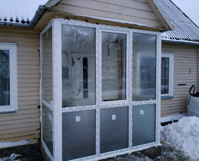 Langai, balkonų stiklinimas, roletai.durys / Idėjos namams LT, MB / Darbų pavyzdys ID 4037961