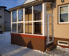 Idėjos Namams – langai, balkonų stiklinimas, roletai. - Balkonų stiklinimas - 1 Balkonų stiklinimas - Idėjos Namams – langai, balkonų stiklinimas, roletai. - 1