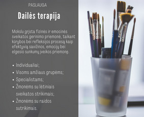 Dailės terapija individualiai bei grupėms, gyvai ir nuotoliu - Kūrybinių dirbtuvių vedimas renginiuose - 1 Kūrybinių dirbtuvių vedimas renginiuose - Dailės terapija individualiai bei grupėms, gyvai ir nuotoliu - 1