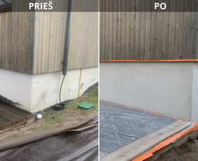 Šlapio fasado smulkūs darbai ir remontas / Šlapio fasado smulkūs darbai ir remontas / Darbų pavyzdys ID 4039651