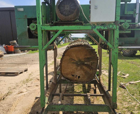 Mobilūs gateriai, medienos pjovimas - Medienos pjovimas mobiliu gateriu - 2