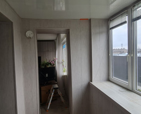 Balkono remontas - Vidaus apdaila, laminato klojimas, įvairūs remonto darbai - 4