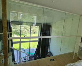 Berėmis ir įrėmintas, stiklo pertvaros, stiklo sprendimai / Art Glass / Darbų pavyzdys ID 4040157