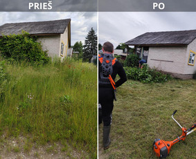 Žolės pjovimas - Vejos priežiūra, įrengimas - 2 Vejos priežiūra, įrengimas - Žolės pjovimas - 2