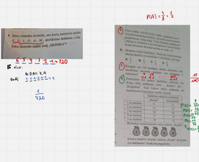 Matematikos mokytoja: 9-12kl, eksternai, Vbe, Pupp, Ib / Dominyka Rynkevičiūtė / Darbų pavyzdys ID 4040673