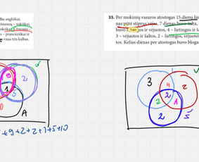 Matematikos mokytoja: 9-12kl, eksternai, Vbe, Pupp, Ib / Dominyka Rynkevičiūtė / Darbų pavyzdys ID 4040683