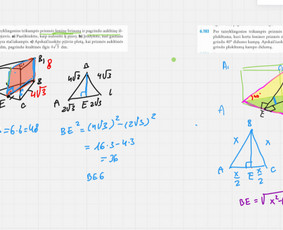 Papildomas matematikos mokymas internetu - Matematikos korepetitorė, 9-12kl, eksternai, Pupp, Vbe, Ib - 2