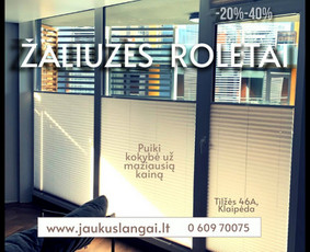 Roletai, žaliuzės, romanetės - Roletai. Žaliuzės. Terasos - puiki kokybė už mažiausią kainą - 4
