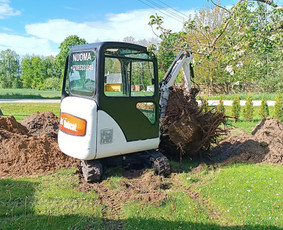 Visi žemės kasimo darbai,nuoma,hidro kūjis - Mini ekskavatoriaus nuoma - 4 Mini ekskavatoriaus nuoma - Visi žemės kasimo darbai,nuoma,hidro kūjis - 4