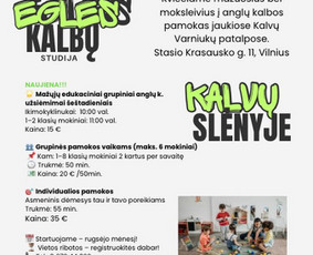 Anglų kalbos korepetitorė - Mokymai, kursai, kalbos - 2 Mokymai, kursai, kalbos - Anglų kalbos korepetitorė - 2