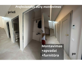 Buitinės paslaugos - Vidaus durų montavimas - 2