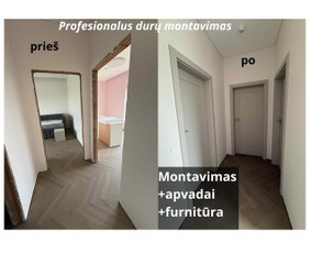 Buitinės paslaugos - Vidaus durų montavimas - 4