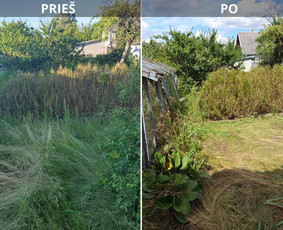 Pjaunu veją žoliapjove ir trimeriu, išrašau Sf - Žolės pjovimas - 3 Žolės pjovimas - Pjaunu veją žoliapjove ir trimeriu, išrašau Sf - 3