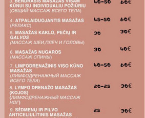 Масаж - Klasikinis nugaros masažas - 1 Klasikinis nugaros masažas - Масаж - 1