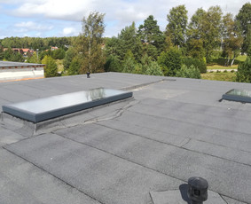 Sutapdinti (Plokščių) stogų dengimo darbai. - Stogų dengimas - 1 Stogų dengimas - Sutapdinti (Plokščių) stogų dengimo darbai. - 1