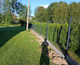 Montuojam segmentines ir metaliniu tvoralenčių tvoras / Arvydas / Darbų pavyzdys ID 4050151