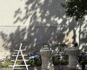 Šventinės įrangos nuoma - Putojantis Akcentas - šampano staliukai - 1