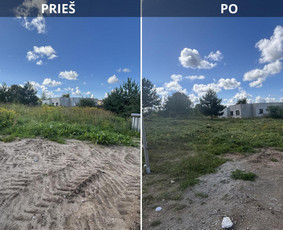 Pievų šienavimas - Zoles pjovimas/vejos pjovimas nedideliu plotu irengimas - 4