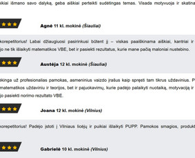 Mokymai, kursai, kalbos - Matematikos korepetitorius internetu - 4