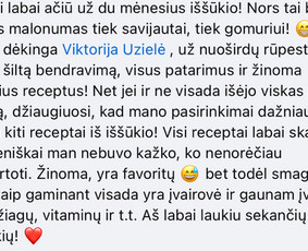 Mitybos bei sveikos gyvensenos paskaitos / Viktorija Uzielė / Darbų pavyzdys ID 4057483