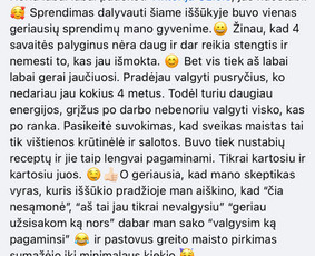 Mitybos bei sveikos gyvensenos paskaitos / Viktorija Uzielė / Darbų pavyzdys ID 4057485