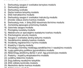 Darbuotojų saugos ir sveikatos konsultacijos - Darbo saugos paslaugos - 2 Darbo saugos paslaugos - Darbuotojų saugos ir sveikatos konsultacijos - 2