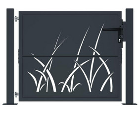 Sodo vartai, antracito, 105x105cm, plienas, žolės - Aplinka, sodas - 3 Aplinka, sodas - Sodo vartai, antracito, 105x105cm, plienas, žolės - 3