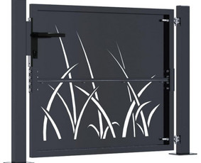 Sodo vartai, antracito, 105x105cm, plienas, žolės - Aplinka, sodas - 4 Aplinka, sodas - Sodo vartai, antracito, 105x105cm, plienas, žolės - 4