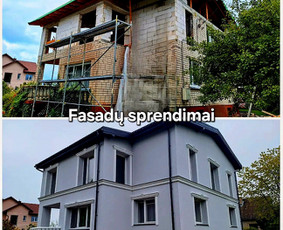 Fasadų šiltinimas, dekoras, klinkeris. Klaipėda. / Saulius Fasadai / Darbų pavyzdys ID 4061525