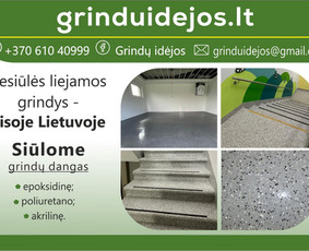 Epoksidinės grindys - Grindų klojimas, remontas - 1 Grindų klojimas, remontas - Epoksidinės grindys - 1
