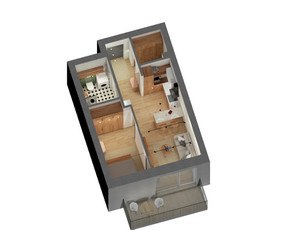 Interjeras, baldai - Interjero dizainas, techniniai brėžiniai - 4