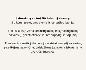 Klasikinis Pilates, jėgos treniruotės, kvėpavimas, zumba / Karina Kanėvskytė / Darbų pavyzdys ID 4065065