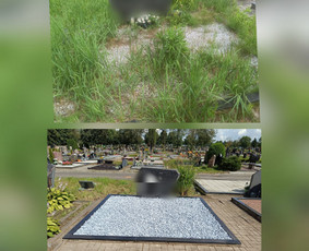 Kapų tvarkymas ir priežiūra - Kapavietės užpylimas skaldele - 2 Kapavietės užpylimas skaldele - Kapų tvarkymas ir priežiūra - 2