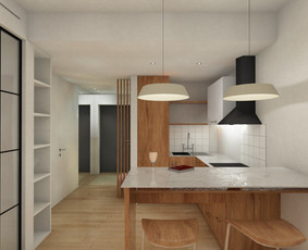 Interjeras, baldai - Interjero dizainas, techniniai brėžiniai - 2