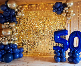 Vestuvių, švenčių dekoravimas - Fotozonų dekoravimas balionų girliandomis/ balionų arkos - 3